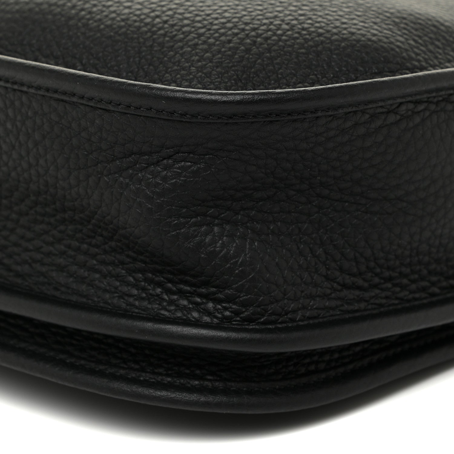 Hermes Taurillon Clemence Evelyne III PM Black 10 of 11