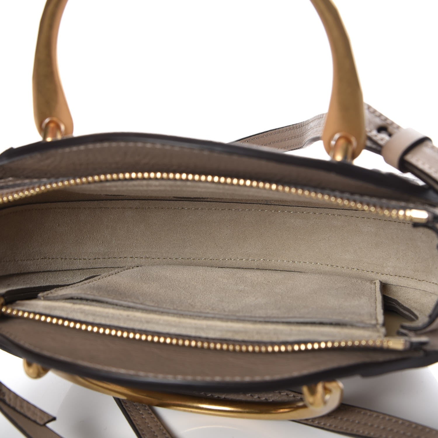 Chloe Calfskin Suede Small Pixie Bag Motty Grey 5 of 7