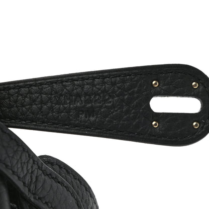 Hermes Taurillon Clemence Lindy 26 Black 7 of 11
