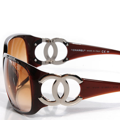 Chanel CC Sunglasses 6014 Brown 3 of 6