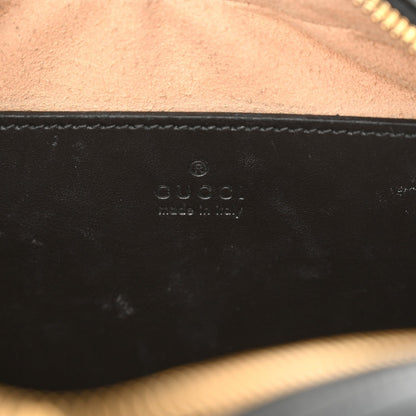 Gucci Calfskin Matelasse Small GG Marmont Chain Shoulder Bag Black 6 of 7