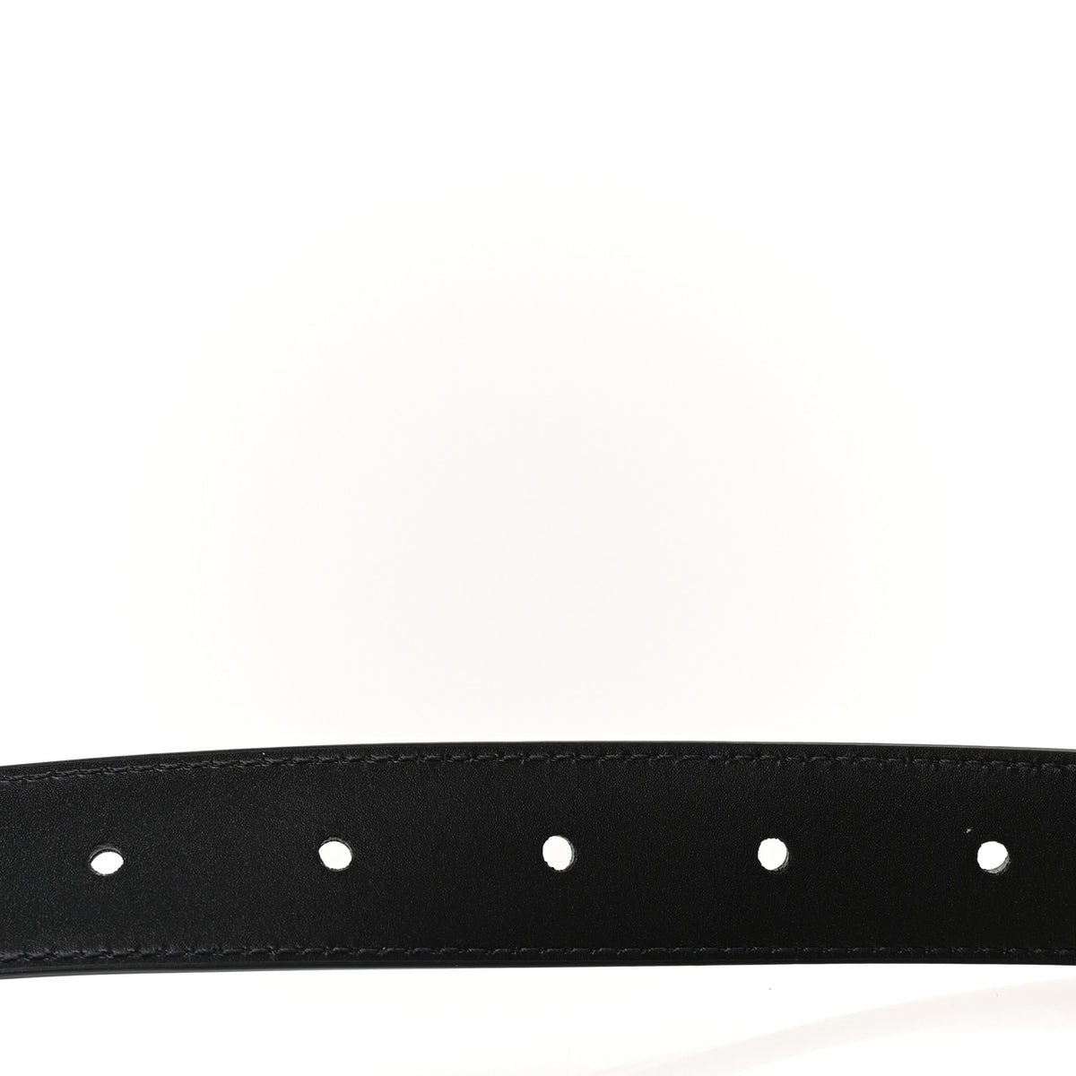 Celine Box Calfskin Small 25mm Triomphe Belt 110 44 Black 4 of 5