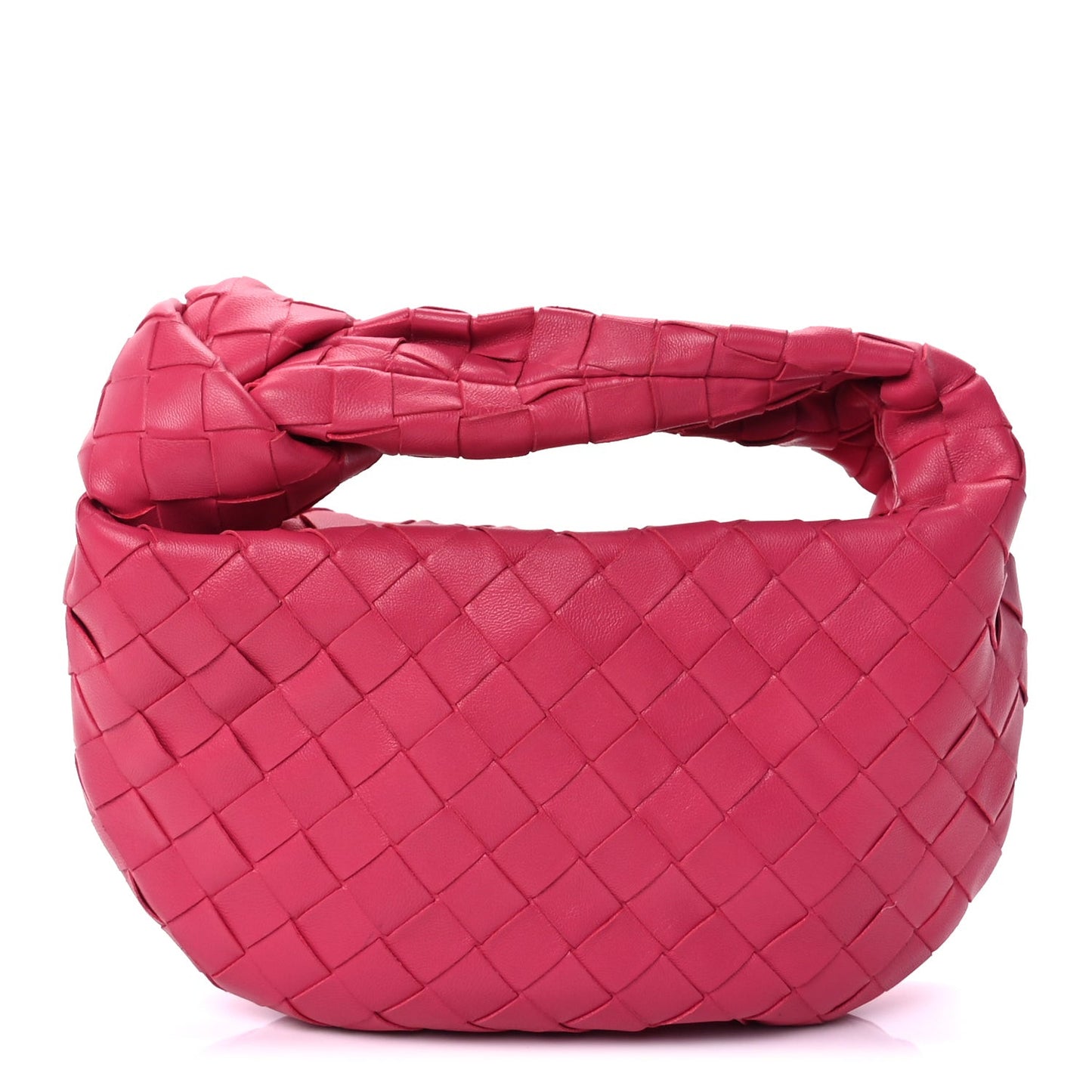 Nappa Intrecciato Mini Jodie Cranberry