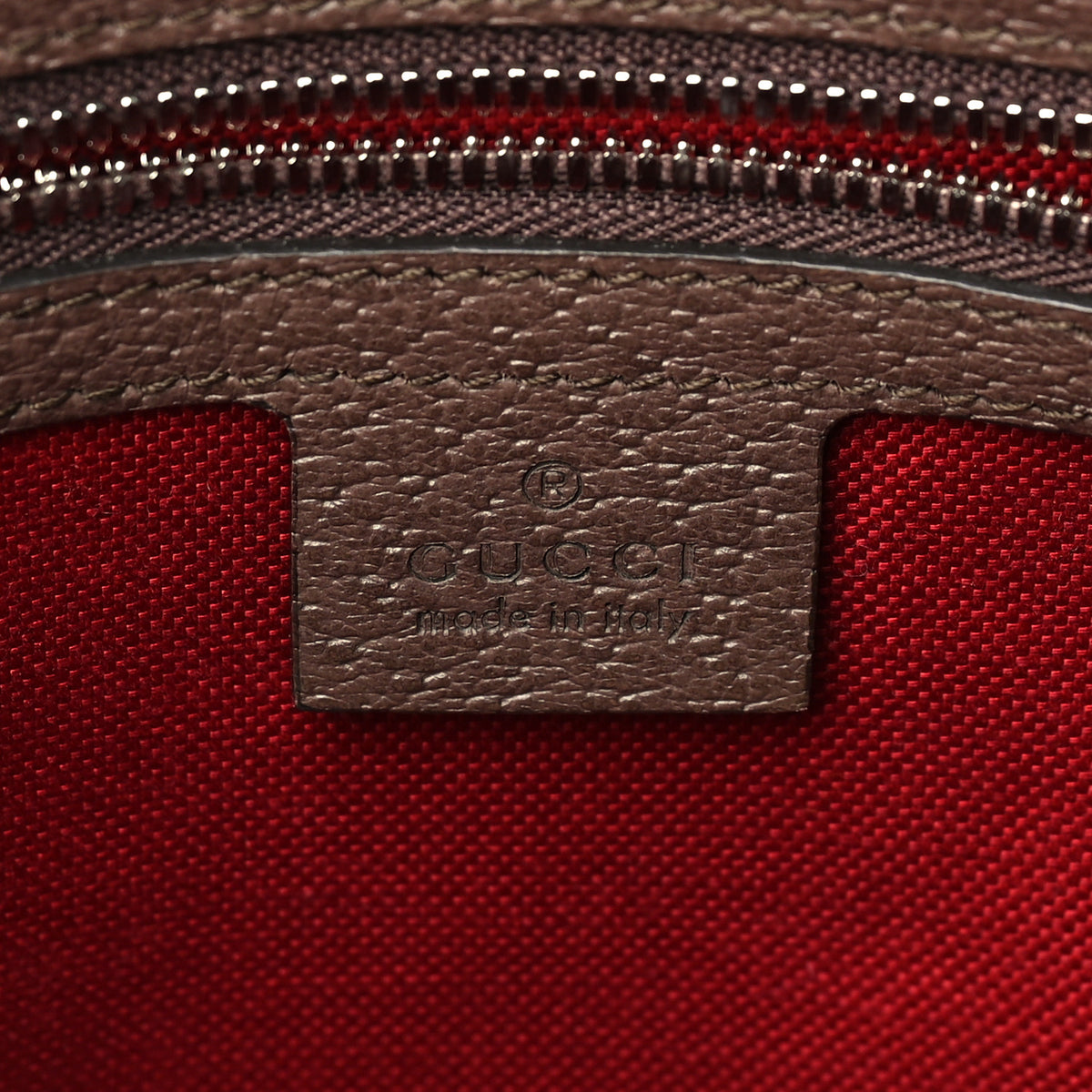 Gucci GG Supreme Monogram Textured Dollar Calfskin Small Detail Tote Beige Ebony New Acero 5 of 8