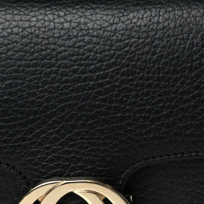 Gucci Dollar Calfskin Small Interlocking G Shoulder Bag Black 6 of 8