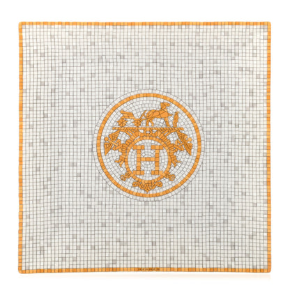 Hermes Porcelain Mosaique au 24 Square Plate 1 of 4