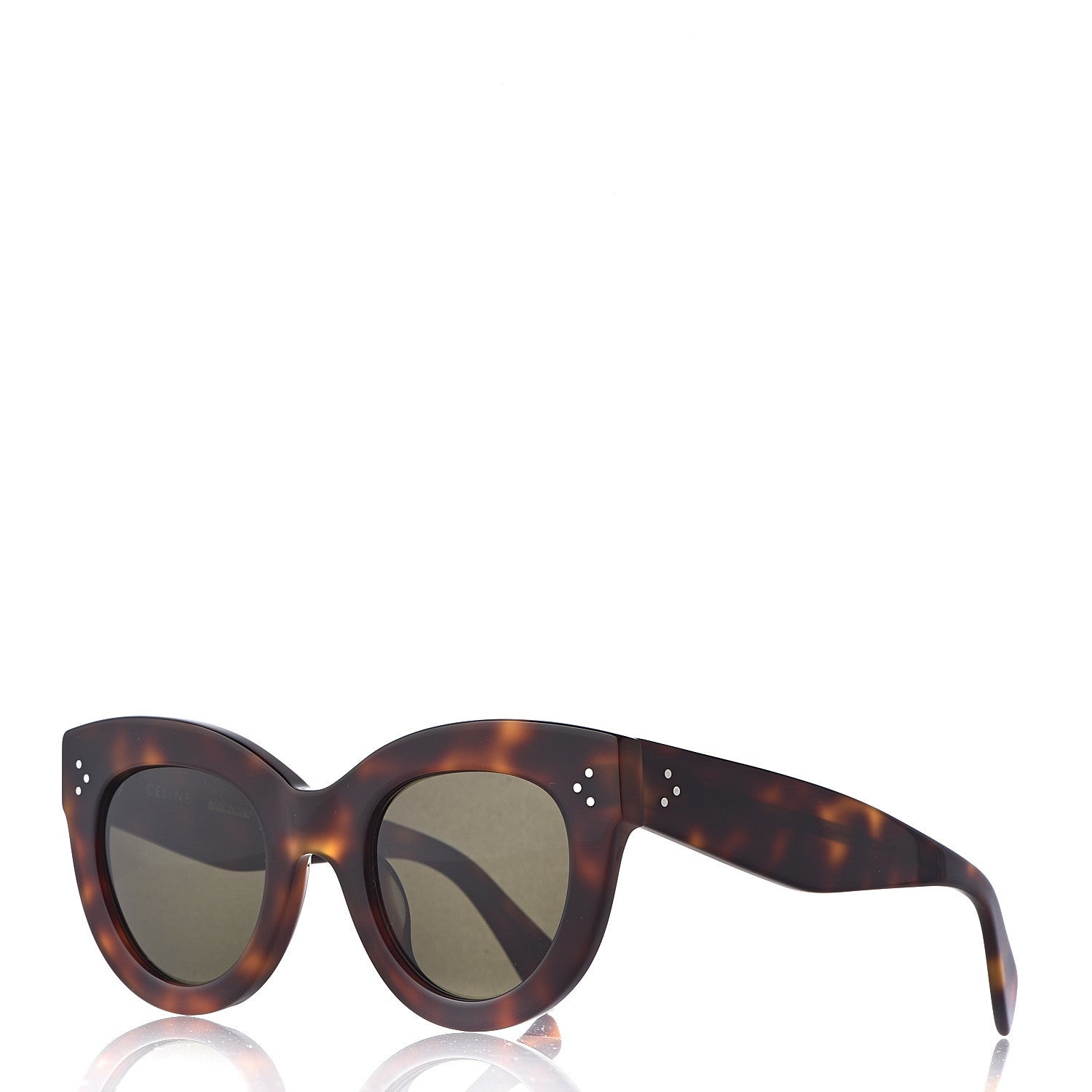 Celine Caty Sunglasses CL 41050/S Havana 1 of 8