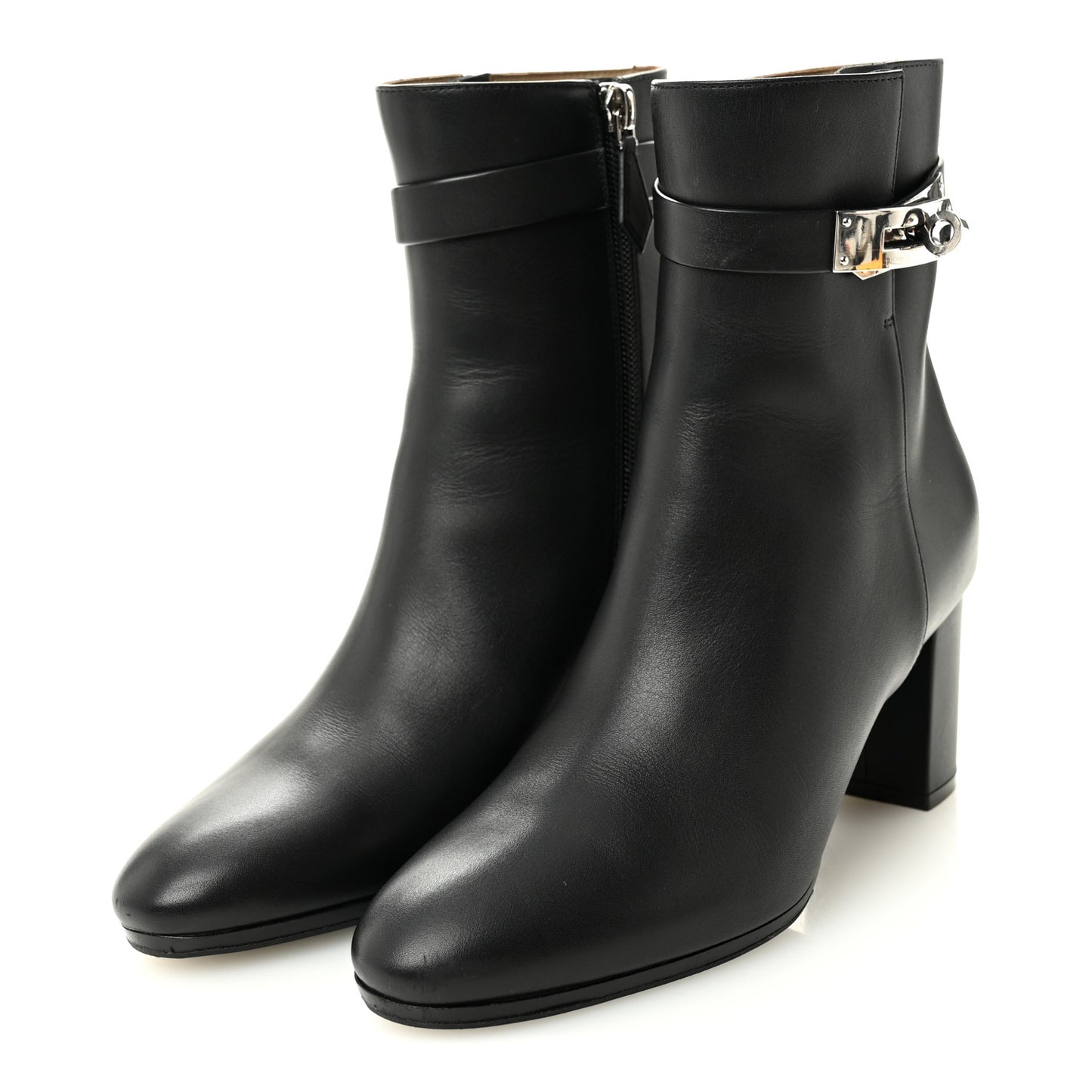 Calfskin Saint Germain Ankle Boots 36.5 Black