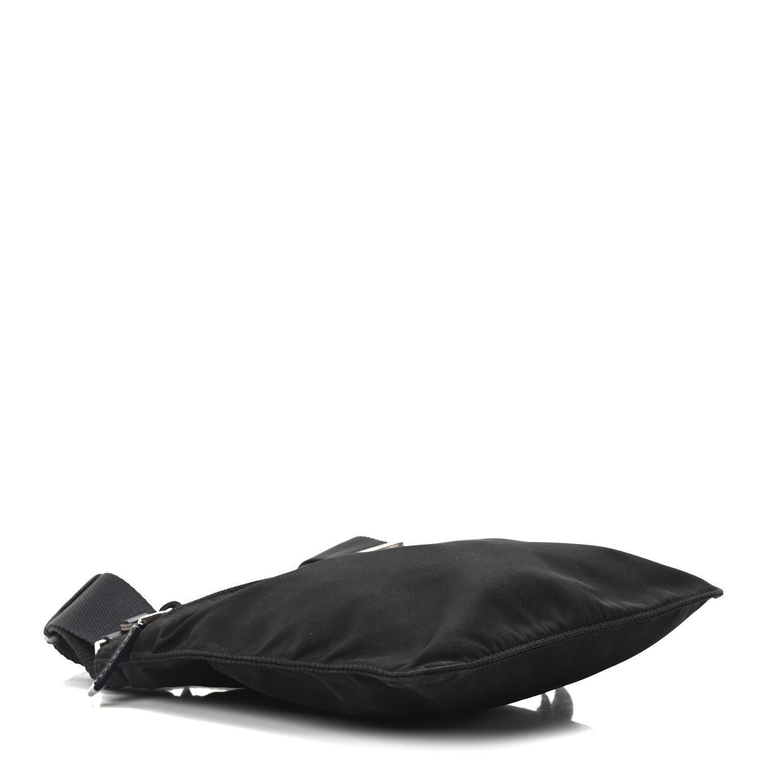 Prada Tessuto Nylon Flat Messenger Bag Black 4 of 7