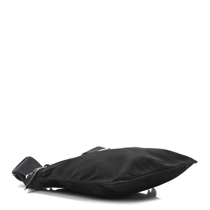 Prada Tessuto Nylon Flat Messenger Bag Black 4 of 7