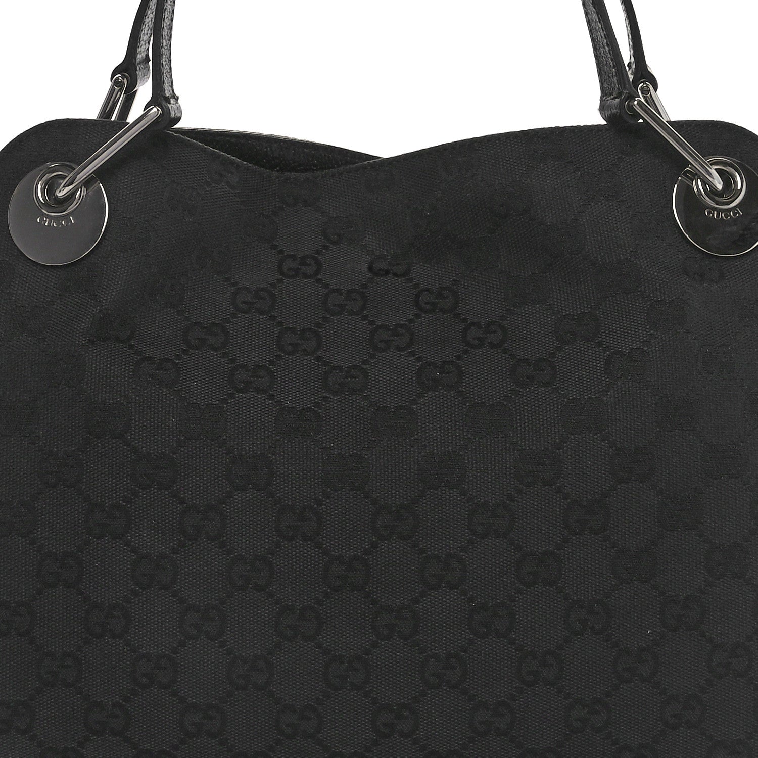 Gucci Monogram Medium Eclipse Shoulder Bag Black 8 of 10