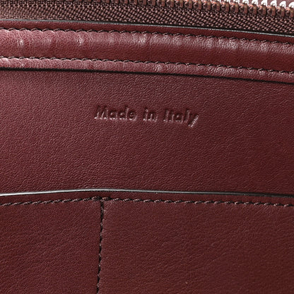 Celine Supple Natural Calfskin Medium Tri-Fold Bag Burgundy 6 of 12