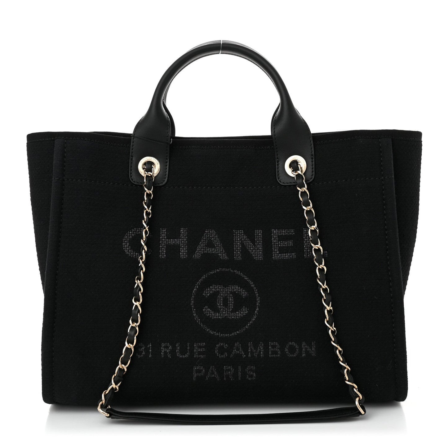 Mixed Fibers Small Deauville Tote Black