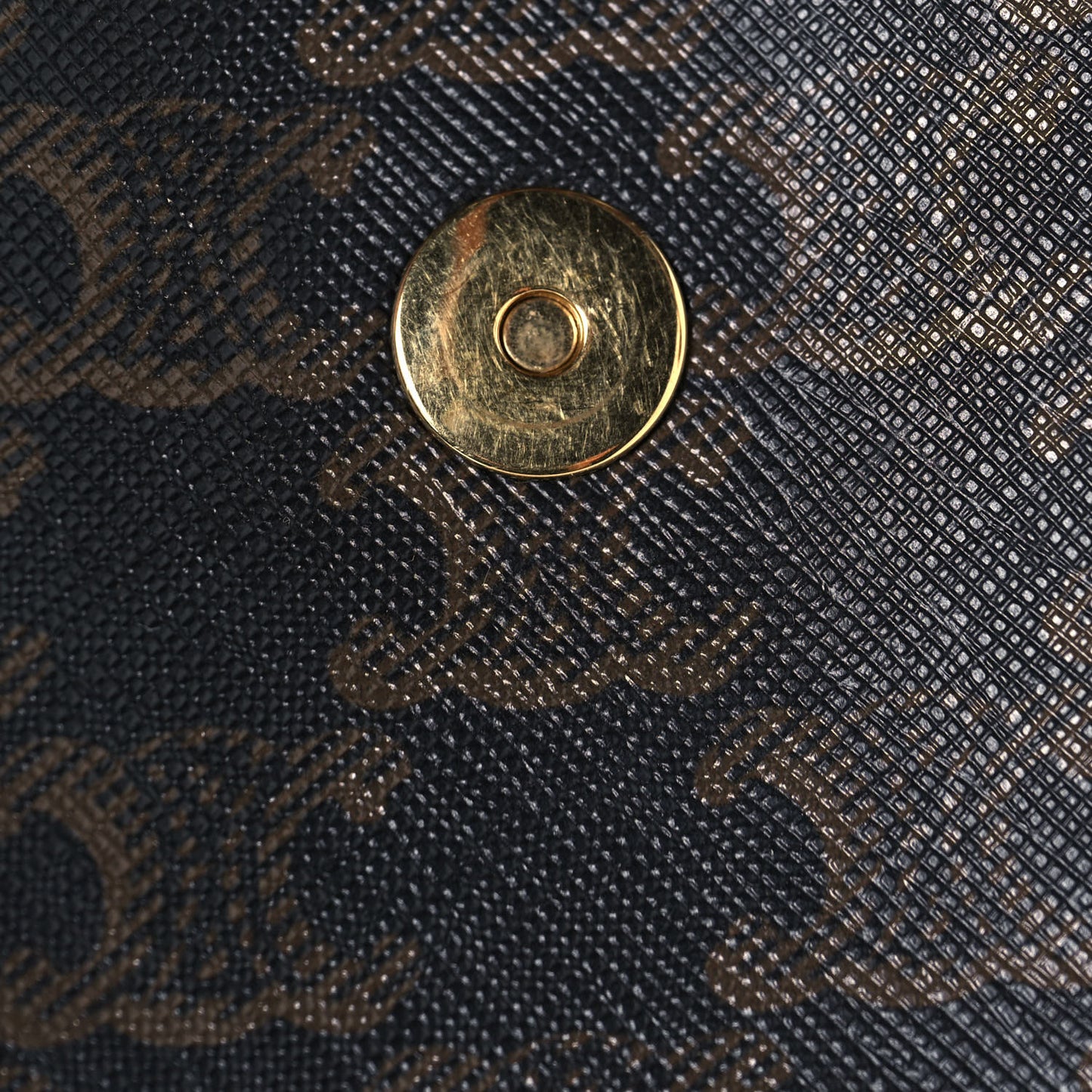 Triomphe Canvas Calfskin Mini Folco Backpack Tan