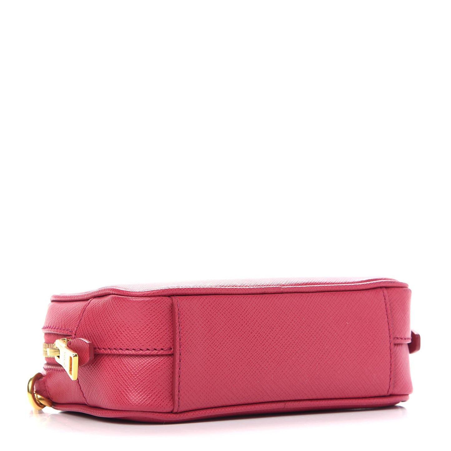 Saffiano Mini Camera Crossbody Bag Peonia