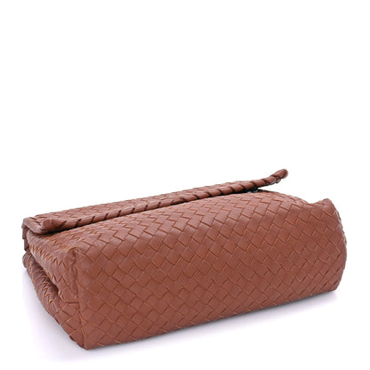 Bottega Veneta Nappa Intrecciato Olimpia Shoulder Bag Noce 3 of 7