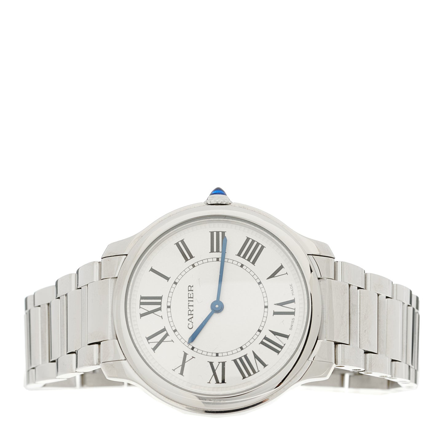 Stainless Steel 36mm Ronde Must de Cartier Quartz Watch