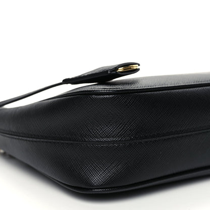 Prada Saffiano Lux Re-Edition 2005 Shoulder Bag Black 8 of 8