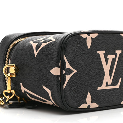 Louis Vuitton Empreinte Monogram Giant Vanity PM Black Beige 8 of 9