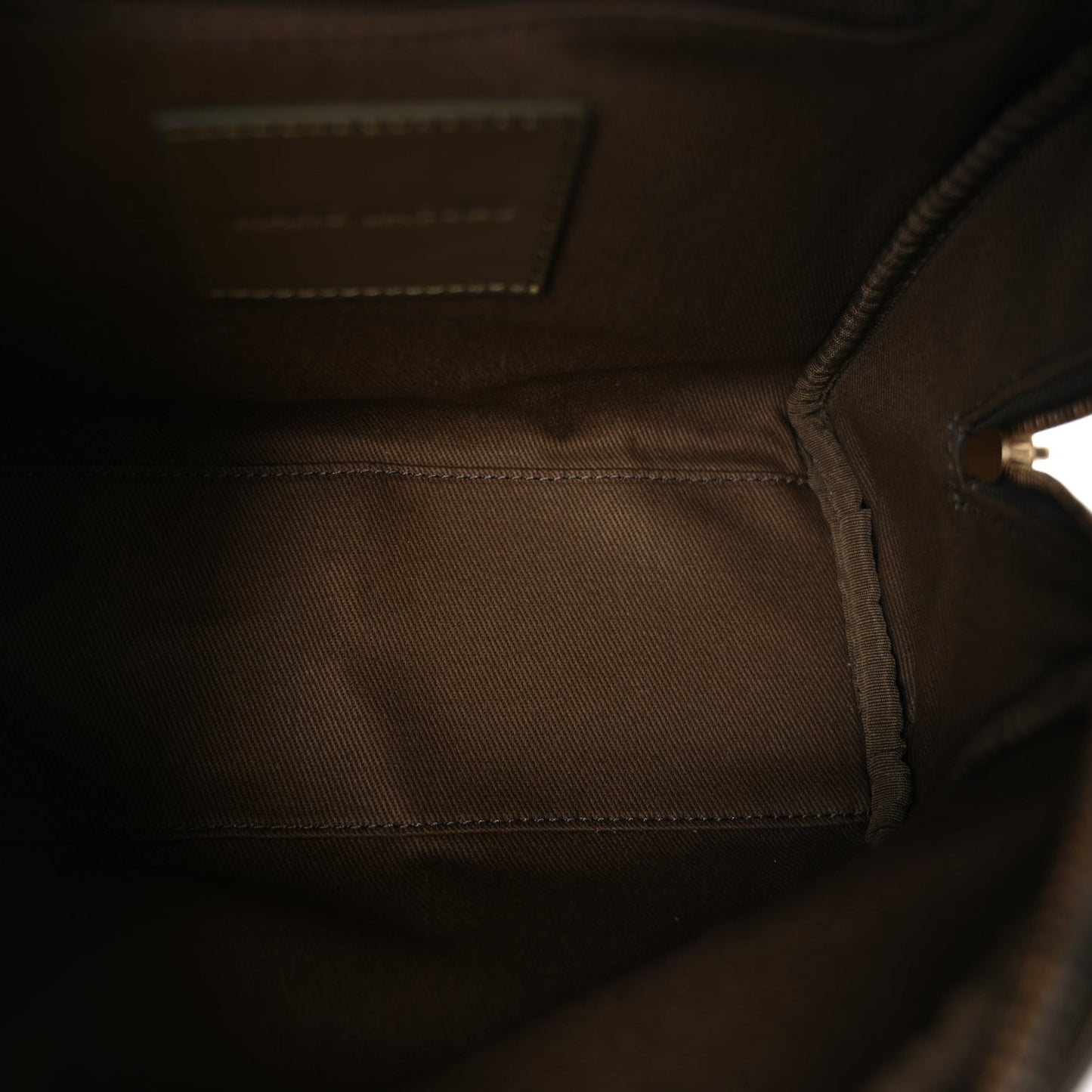 MARC JACOBS Lambskin Small The Wave Bag Olive