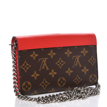 Louis Vuitton Monogram Tribal Mask Chain Wallet Rouge 3 of 8