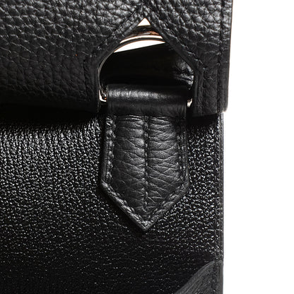 Hermes Taurillon Clemence Jypsiere 34 Black 7 of 17