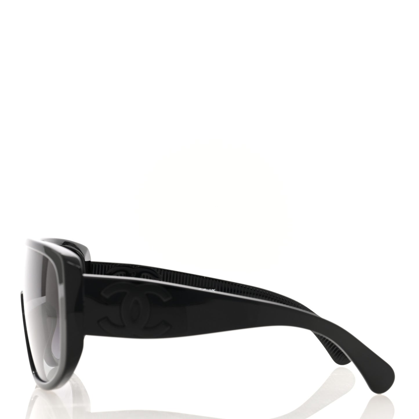 Acetate Shield Sunglasses 5495A Black