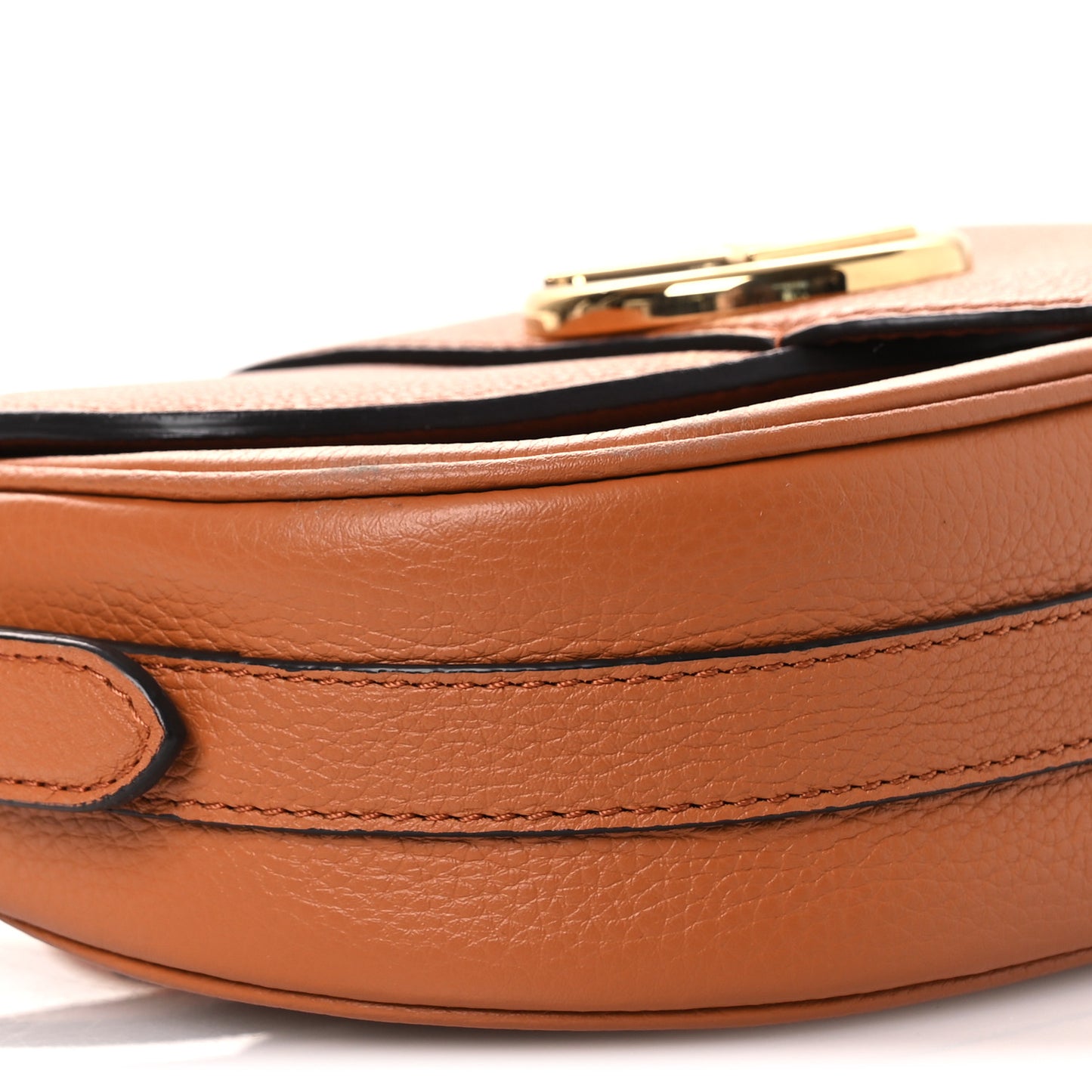 Grained Calfskin LV Pont 9 Soft MM Golden Siena