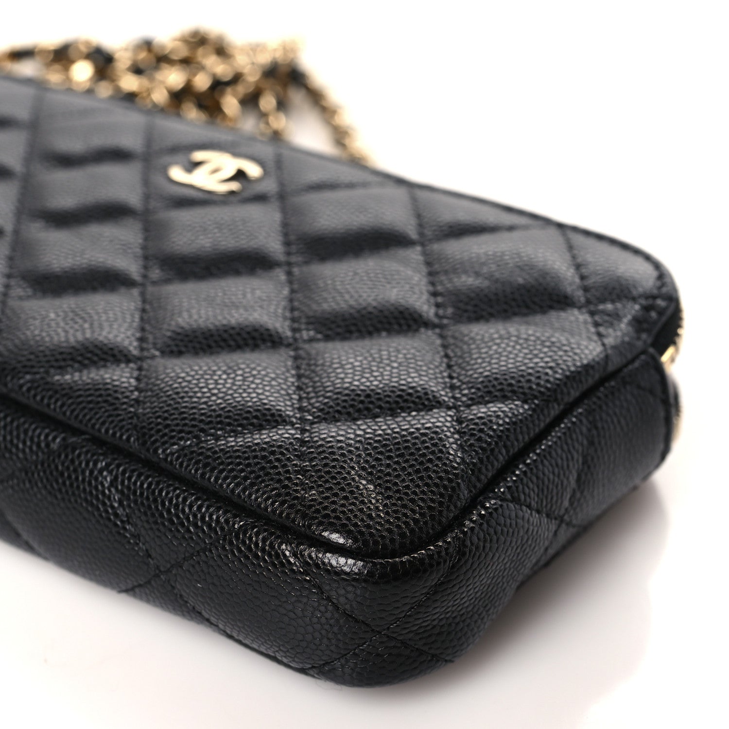 Chanel Caviar Quilted Small Clutch With Chain Black 9 of 9