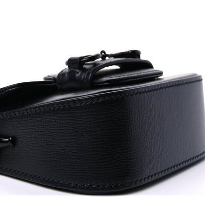 Gucci Azalea Calfskin Web Monochrome Horsebit 1955 Wallet On Strap  Black 9 of 9