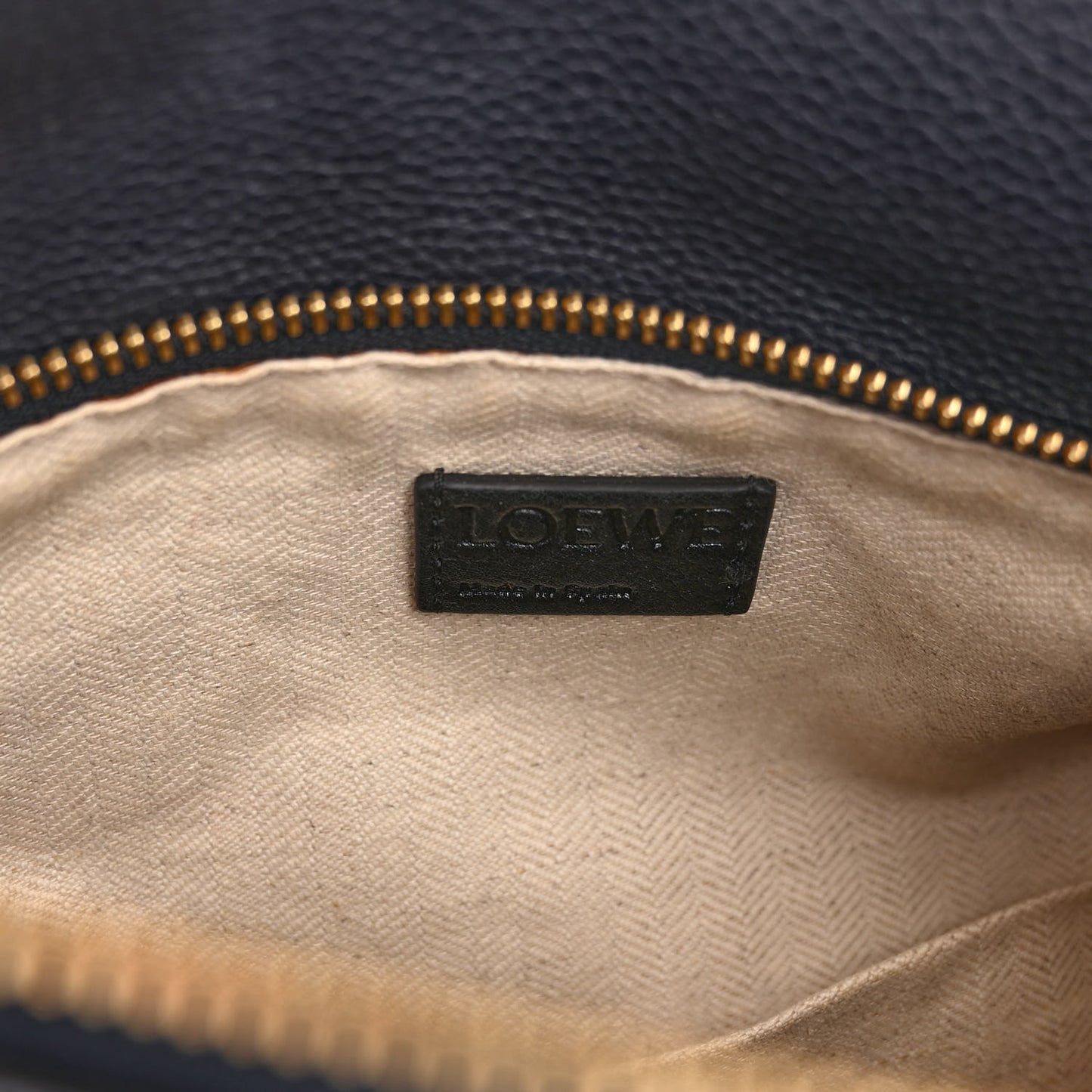 Calfskin Medium Puzzle Bag Midnight Blue Black