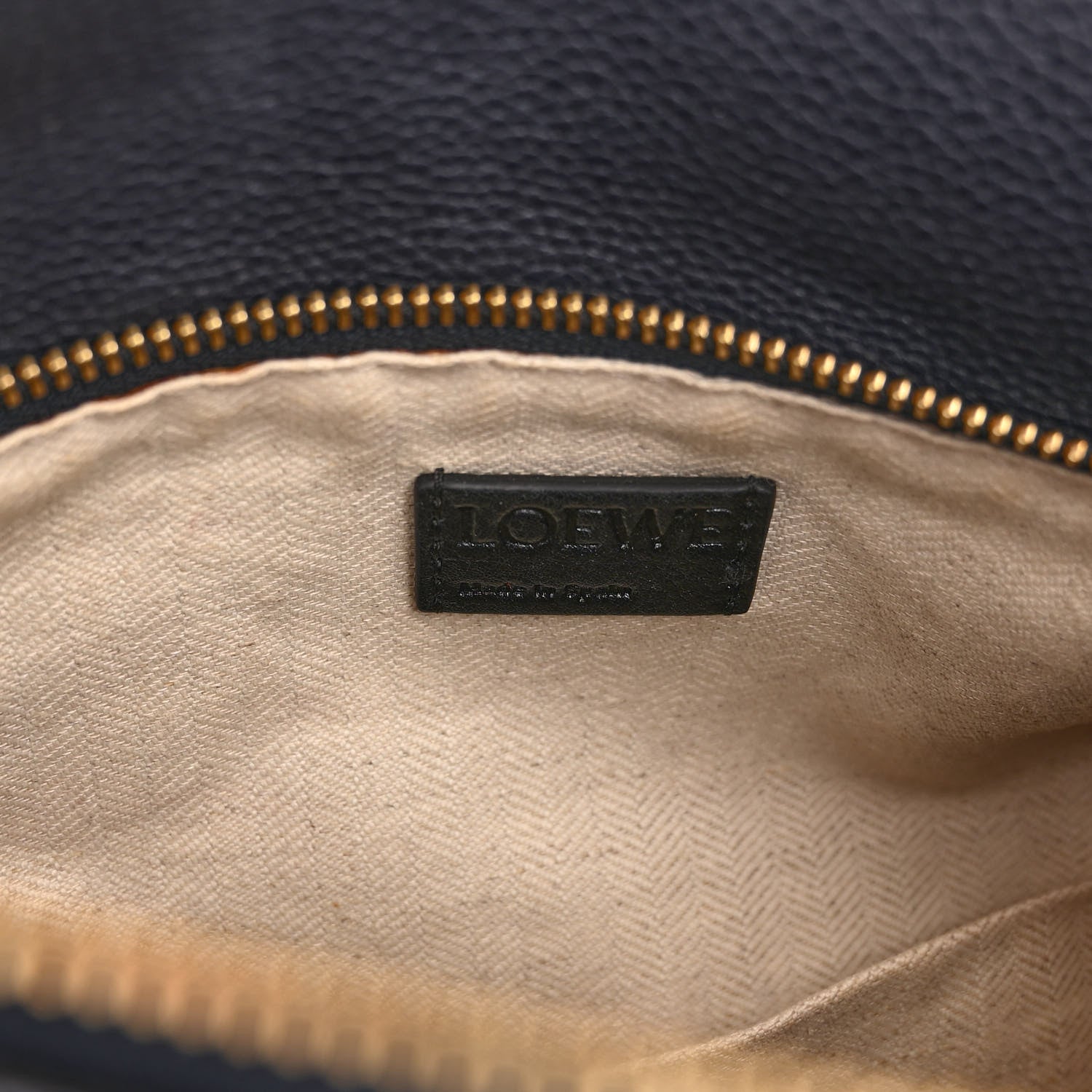 Loewe Calfskin Medium Puzzle Bag Midnight Blue Black 6 of 10