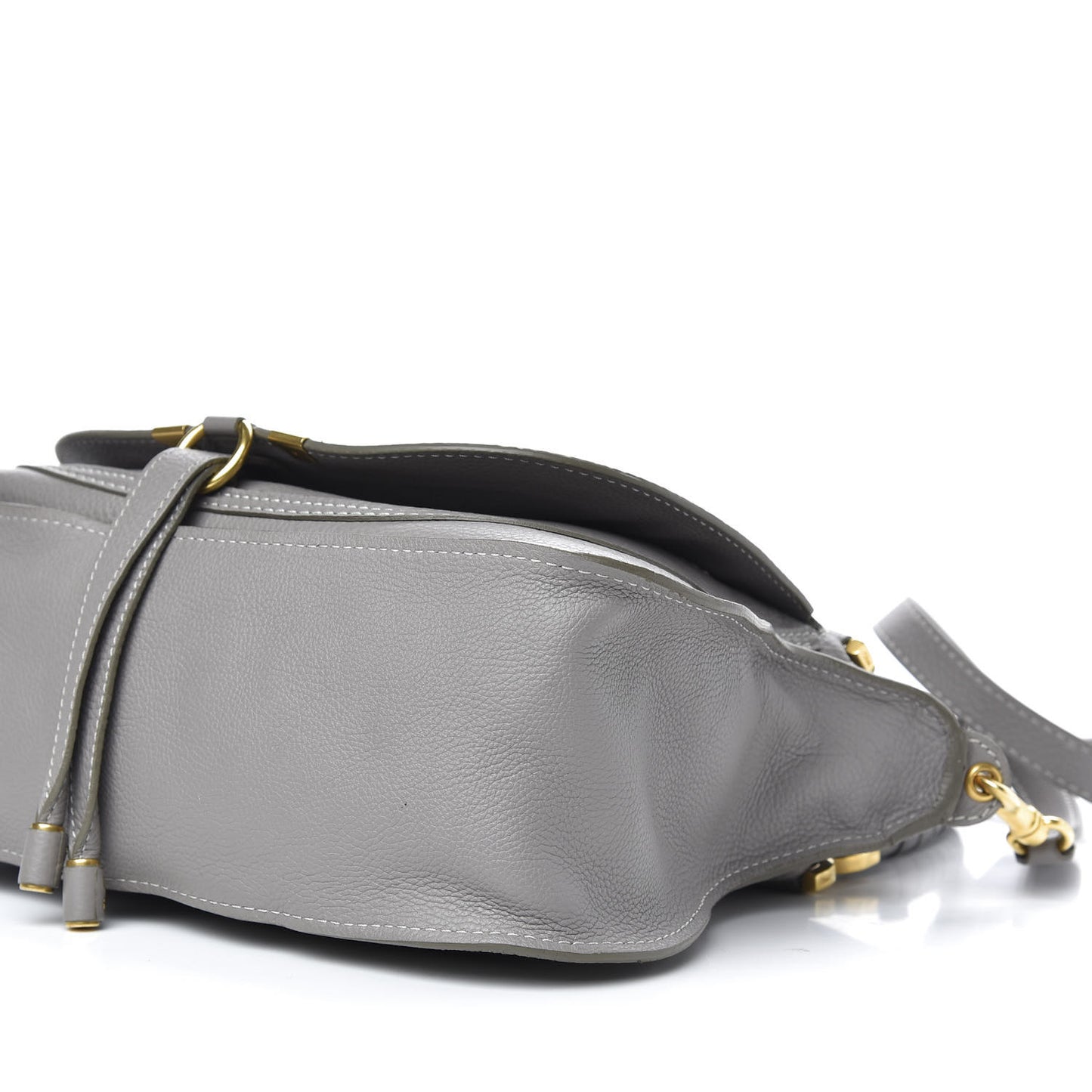 Calfskin Medium Marcie Satchel Cashmere Grey