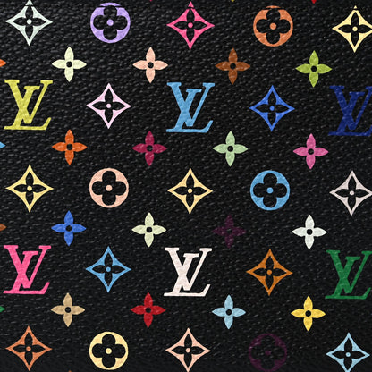 Louis Vuitton Monogram Multicolor Zippy Wallet Black Grenade 7 of 8