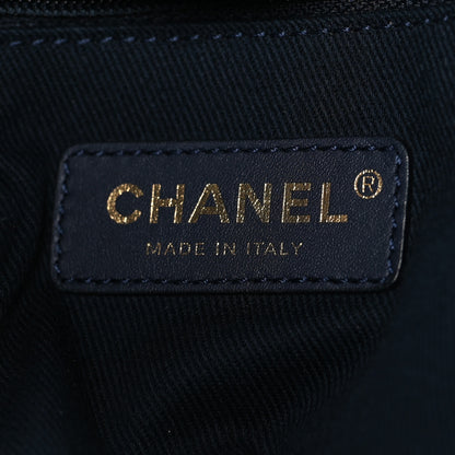 Chanel Lurex Boucle Medium Deauville Tote Blue 6 of 11