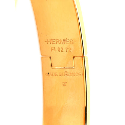 Hermes Enamel Narrow Clic Clac H Bracelet PM Black 4 of 5