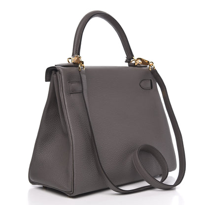 Hermes Togo Kelly Retourne 28 Etain 3 of 10