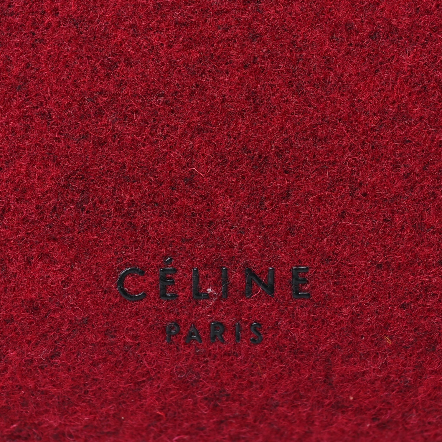 Celine Felt Smooth Calfskin Mini Belt Bag Red 5 of 7