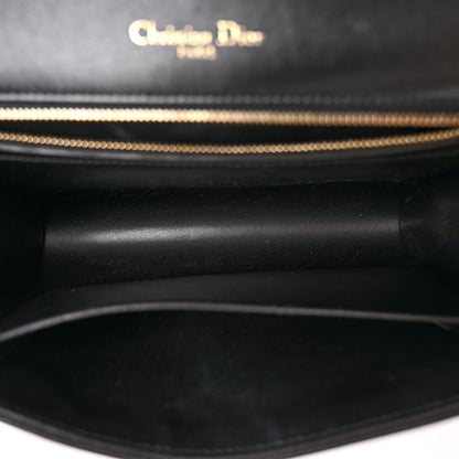 Christian Dior Calfskin Crystal Embroidered Medium Diorama Flap Bag Black 5 of 12