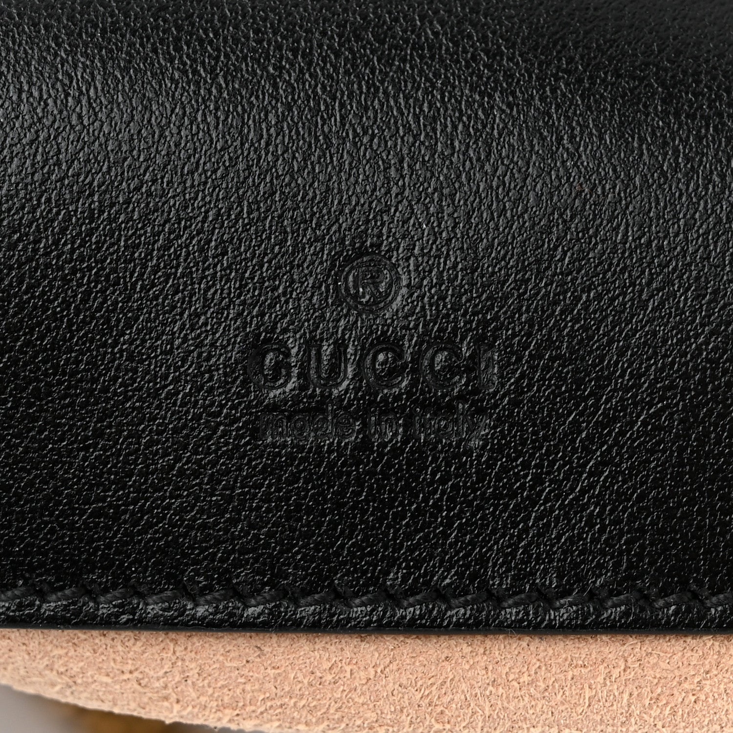 Gucci Calfskin Matelasse Mini GG Marmont 2.0 Bucket Bag Black 6 of 7