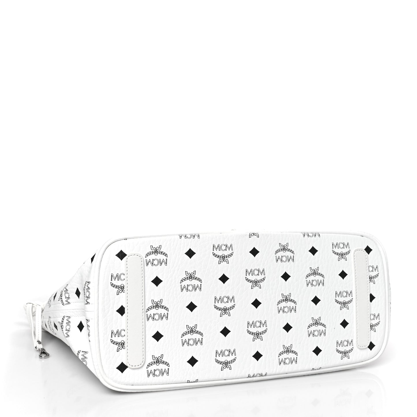 Visetos Medium Liz Reversible Shopper Tote White