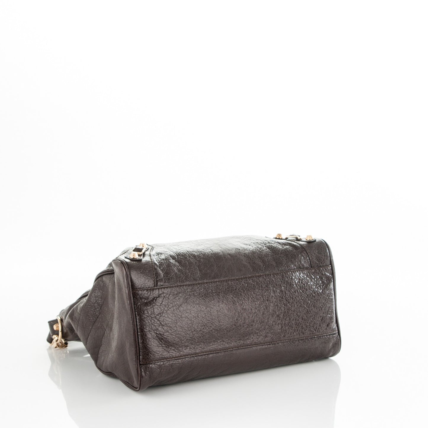 Agneau Giant 12 Gold Hardware Velo Charbon