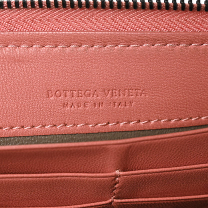 Bottega Veneta Nappa Intrecciato Half Zip Around Wallet Pompei 8 of 12