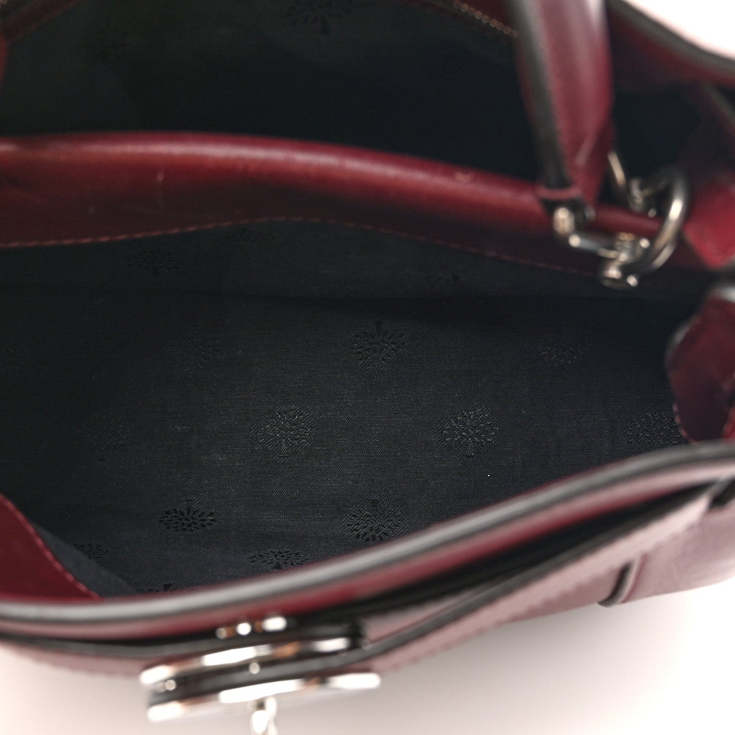 Silky Calfskin Small Islington Black Cherry
