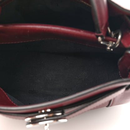 Mulberry Silky Calfskin Small Islington Black Cherry 6 of 7