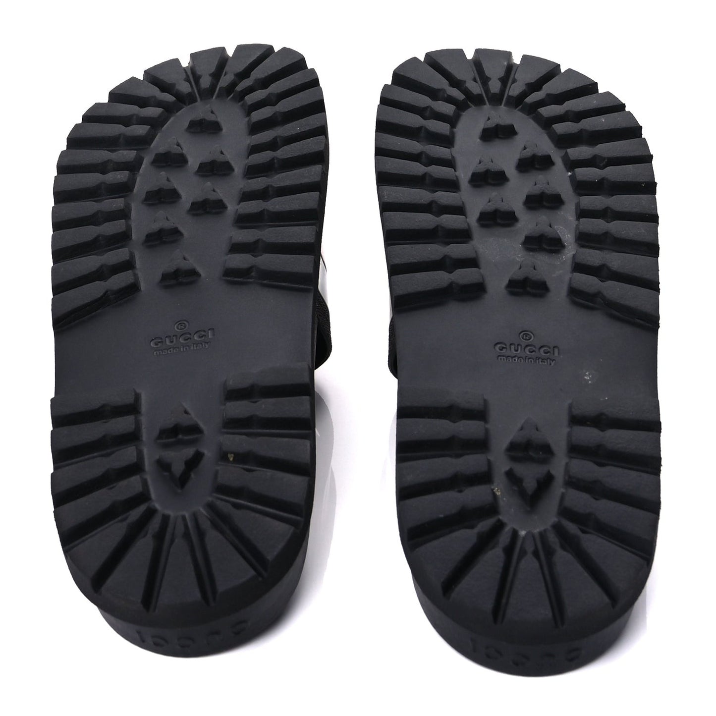 Rubber Web Mens Lug Sole Slide Sandals 10  Black Green Red