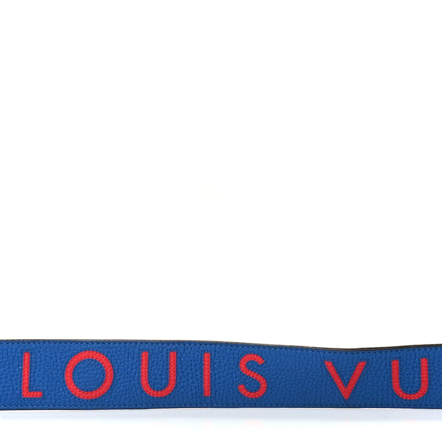 Louis Vuitton Taurillon Bandouliere Shoulder Strap Blue 4 of 4