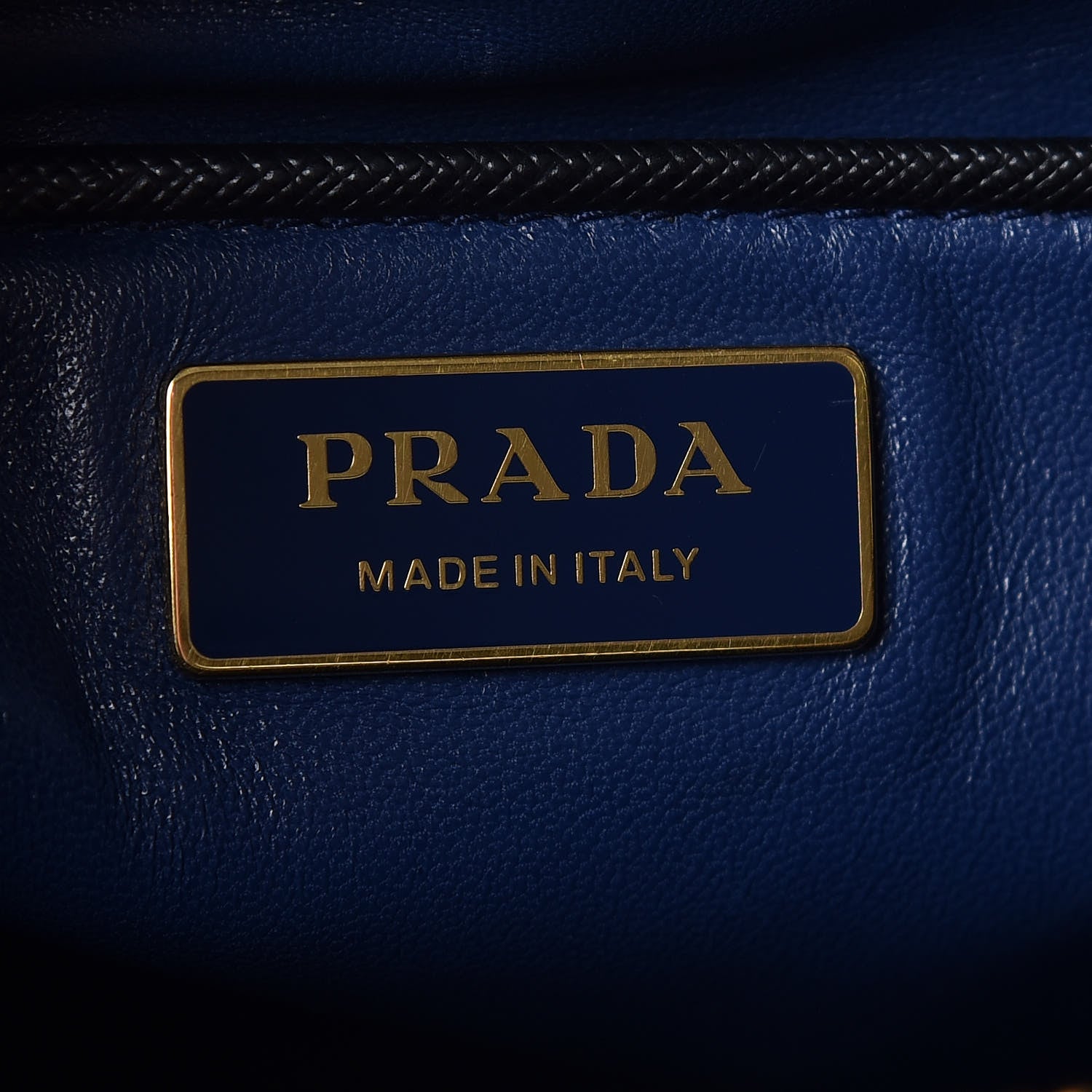 Prada Saffiano Crocodile Medium Galleria Double Zip Tote Black Bleuette 8 of 8
