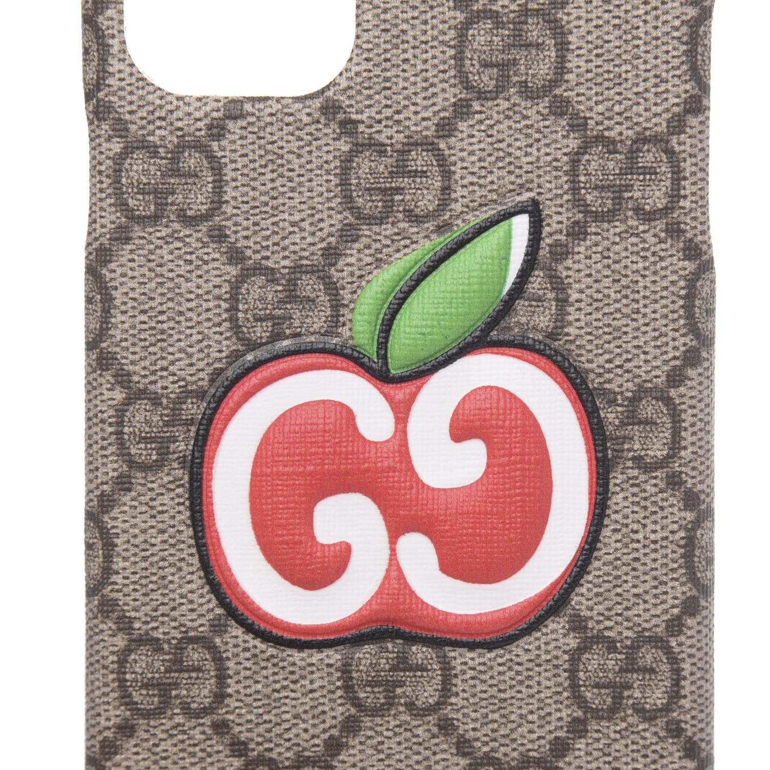 Gucci GG Supreme Monogram Apple Print iPhone 11 Pro Max Case 6 of 7