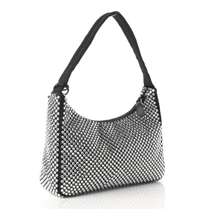 Prada Satin Crystal Mini Re-Edition 2000 Bag Cristal 3 of 9